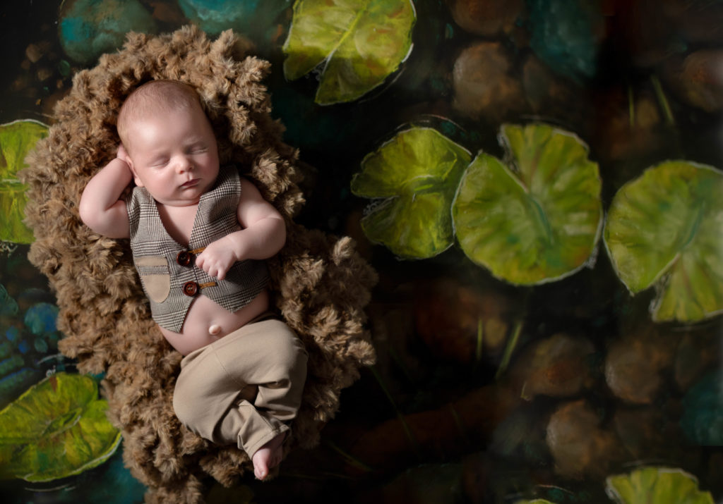 fine art newborn photographer chattanooga